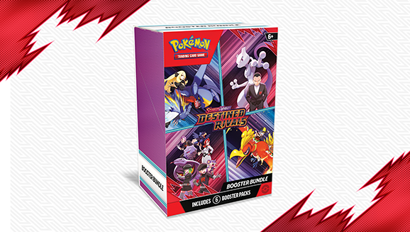 A sealed Pokémon Trading Card Game booster bundle containing multiple booster packs