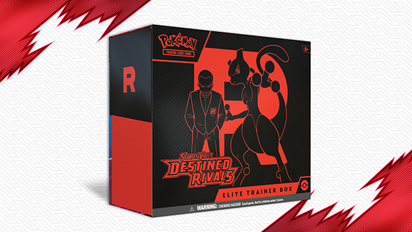 A sealed Pokémon Trading Card Game Elite Trainer Box in set branding