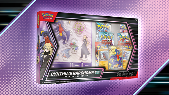 A sealed Pokémon Trading Card Game premium collection box with promo card, figure and booster packs